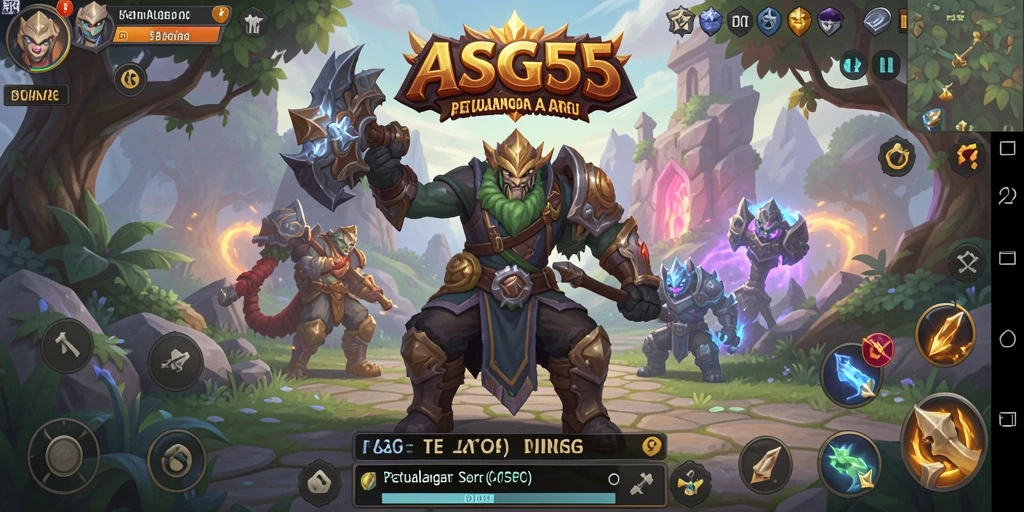 Tampilan gameplay ASG55 yang seru dan mendebarkan dalam pertempuran ARPG.