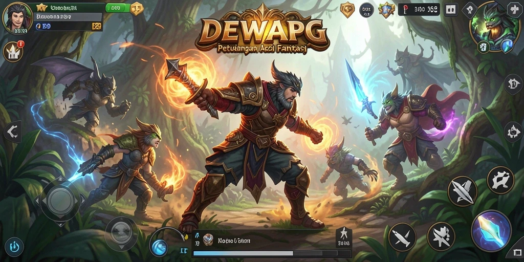 Gameplay DEWAPG menampilkan aksi seru dan grafis menakjubkan.
