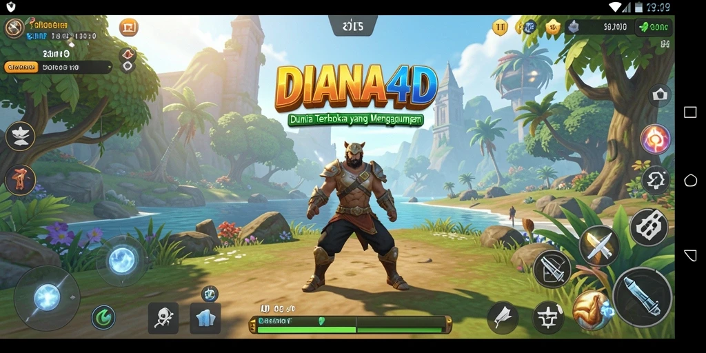 Gameplay DIANA4D menampilkan dunia Open World yang memukau dan beragam.