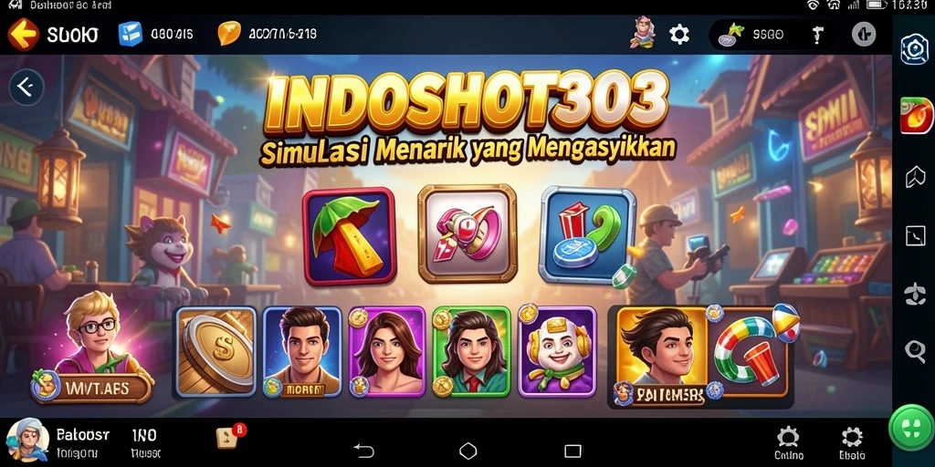 Tampilan gameplay menarik dari <strong>INDOSLOT303</strong>, menjanjikan pengalaman simulasi yang seru.